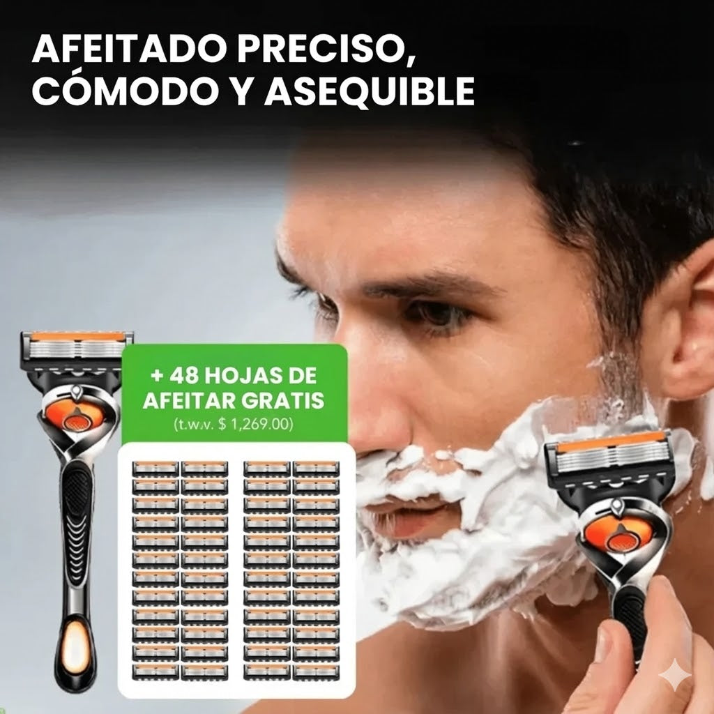 TrueShave™ - Maquinilla de afeitar de precisión con tecnología de contorno