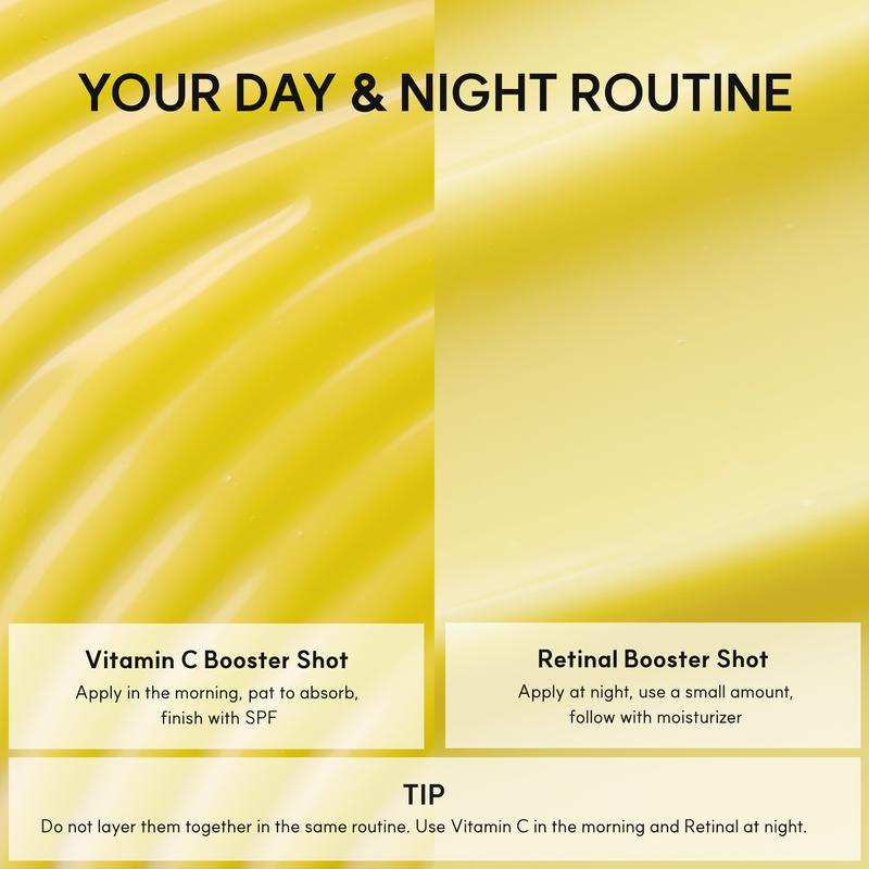 Paquete de 2 - Renovación Facial Duo Serum Vitamina C y Retinal Piel Radiante