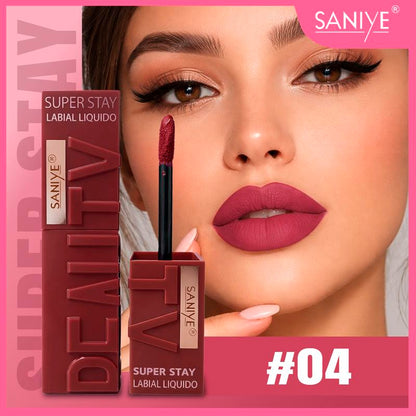 Rossetto Liquido Opaco Lunga Tenuta Resistente a Acqua e Sudore