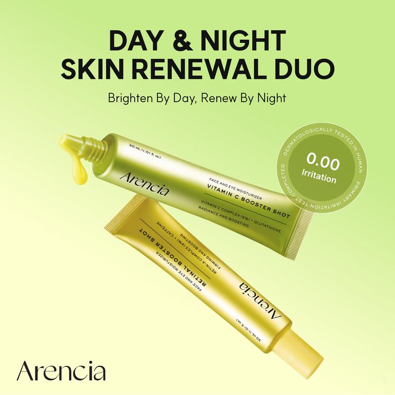 Paquete de 2 - Renovación Facial Duo Serum Vitamina C y Retinal Piel Radiante