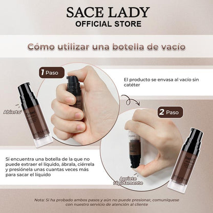 Gel para Cejas con Color SACE LADY – Definición Instantánea e Impermeable (Larga Duración)