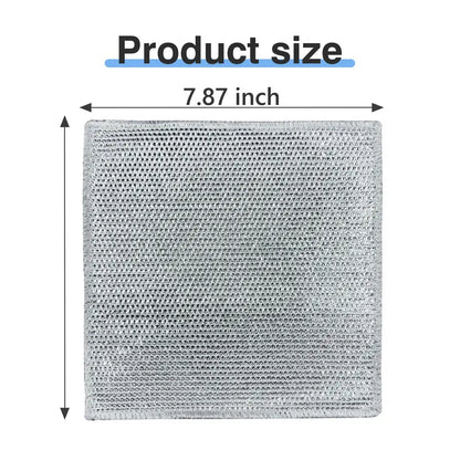10 paños de cocina multiusos de alambre que no rayan, ideales para limpieza en seco y húmedo. Incluye estropajos metálicos de doble capa.