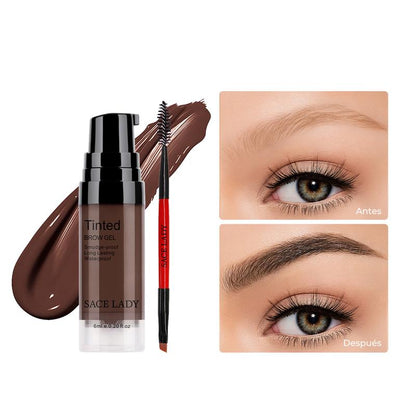 Gel para Cejas con Color SACE LADY – Definición Instantánea e Impermeable (Larga Duración)