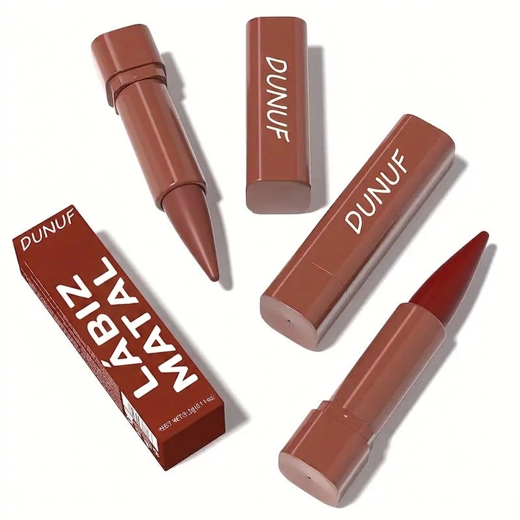 Paquete de 5 - Labial Mate Hidratante Resistente al Agua Alta Pigmentación Set