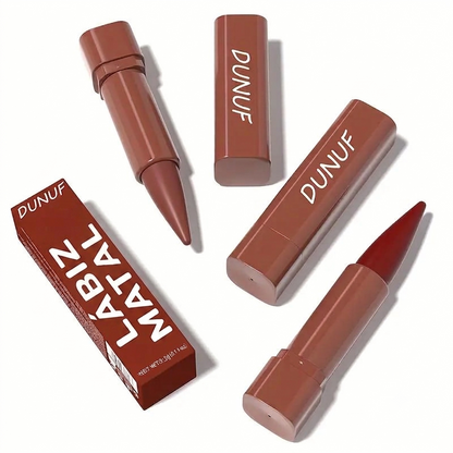 Paquete de 5 - Labial Mate Hidratante Resistente al Agua Alta Pigmentación Set