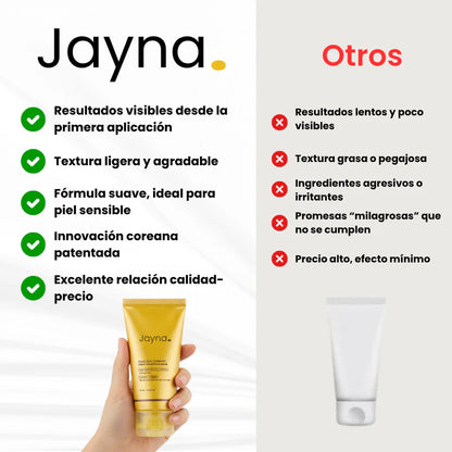 Jayna – Mascarilla facial coreana con cúrcuma y colágeno