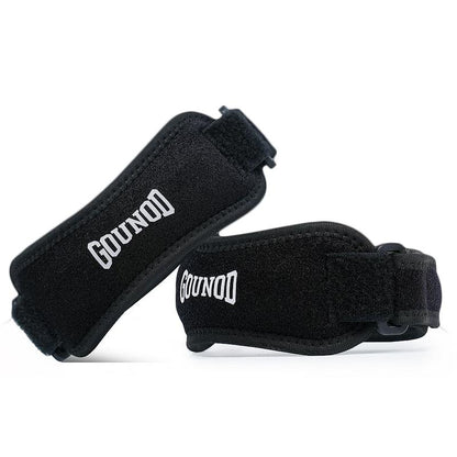 Correa de silicona para rótula y rodilla para aliviar el dolor de menisco. Soporte ajustable para mujeres y hombres. Ideal para correr, baloncesto, voleibol, sentadillas, tendinitis y soporte para rodillas de saltador. Frescura otoñal.