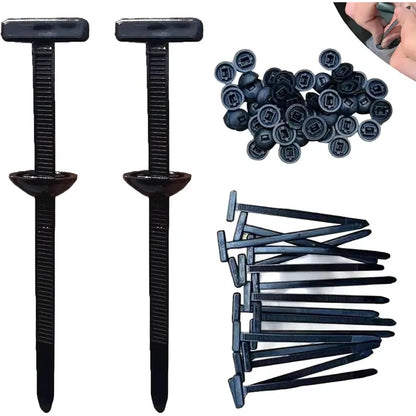 100 buc cataramă universală pentru cleme de cablu din nailon, cleme de cablu cu cataramă, instrumente multifuncționale pentru catarame de cleme de cablu din plastic pentru reparații zilnice auto (20 buc)