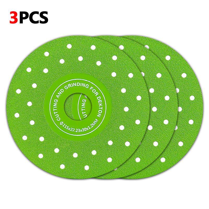 Paquete de 3 - Corte Preciso Disco de Diamante para Azulejo y Mármol 115mm