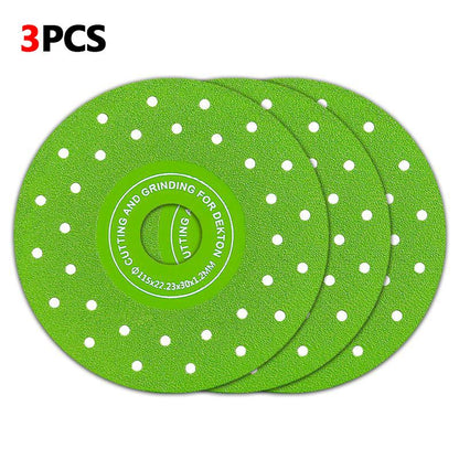Paquete de 3 - Corte Preciso Disco de Diamante para Azulejo y Mármol 115mm