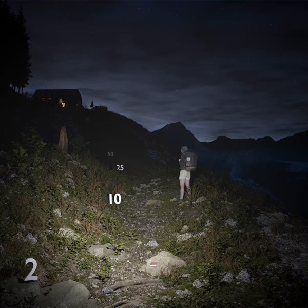 Linterna frontal con haz panorámico de 230° AdventureLight™