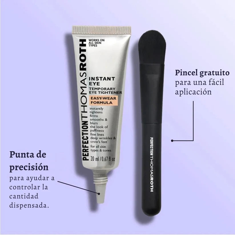 Crema reafirmante instantánea para el contorno de ojos – Compatible con maquillaje