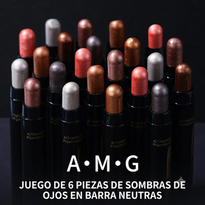 Paquete de 6 - Iluminador en Barra Waterproof para Ojos con Pigmento Intenso