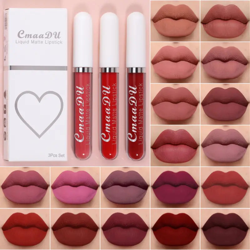 Labial Mate Hidratante de Larga Duración y Resistente al Agua