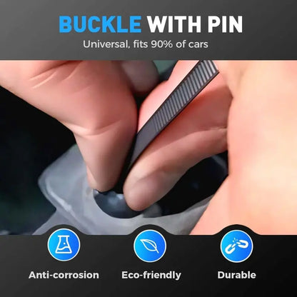 50 hebillas universales de nailon para bridas de cables, soporte de nailon autoblocante resistente, herramienta multiusos de plástico para bridas de cables, para reparación diaria de automóviles.