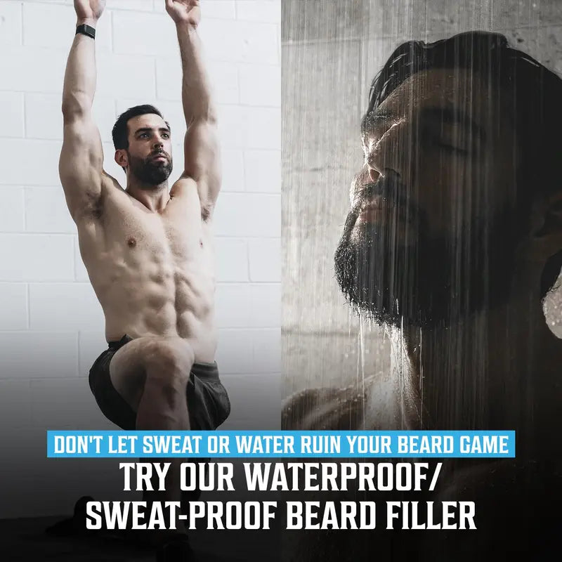 Relleno para Barba Resistente al Agua con Brocha y Repuestos