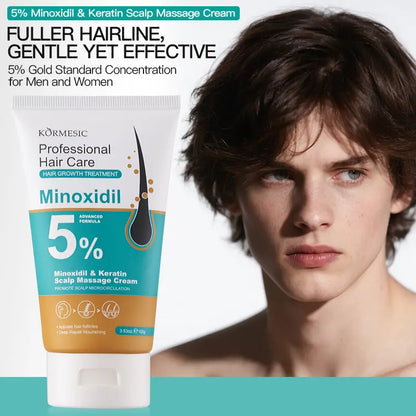 Crecimiento Capilar Crema con Minoxidil 5% y Jengibre