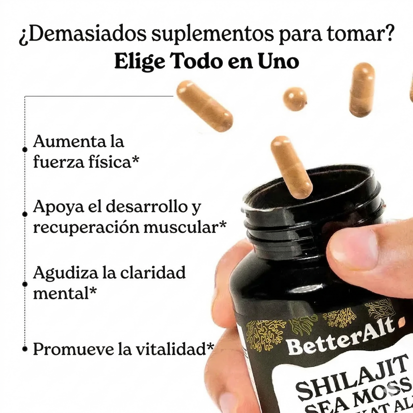 Cápsulas BetterAlt GOLD+ - Paquete de 2 meses