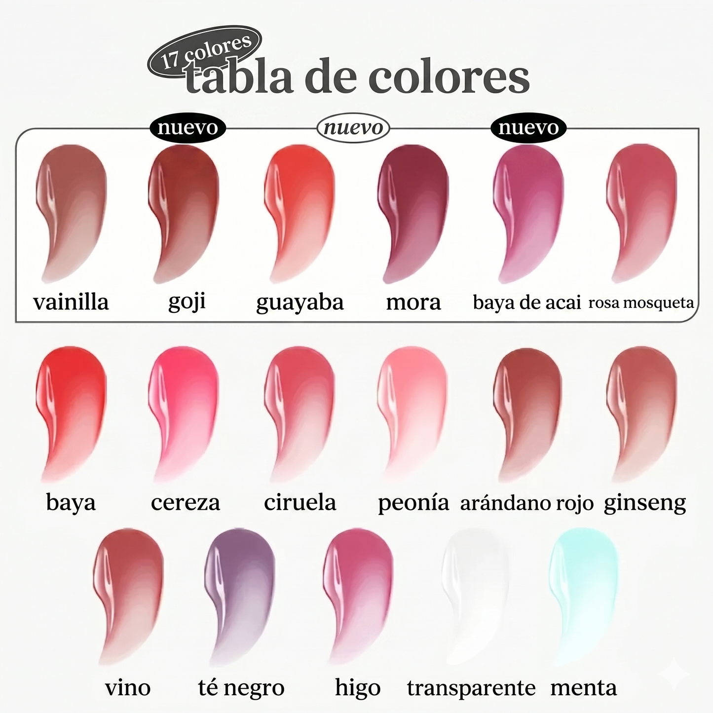 Set de Tinte de Labios Nooni Apple Lip Tint (Duo/Trio Bundle) – Efecto Glossy de Larga Duración e Hidratación Intensa