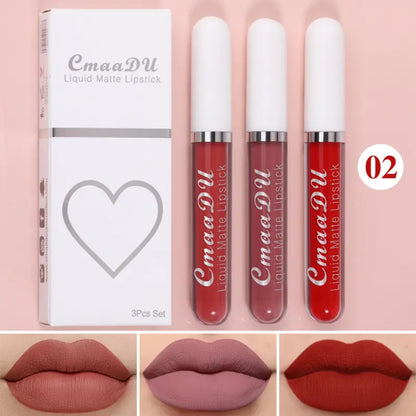 Labial Mate Hidratante de Larga Duración y Resistente al Agua