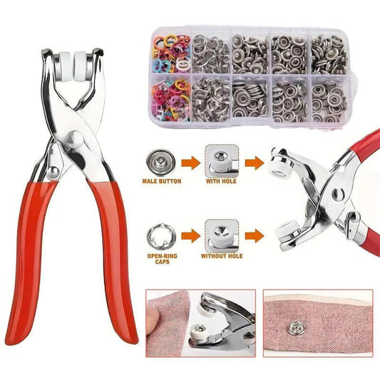 Paquete de 100 - Kit de costura con alicates y hebillas invisibles
