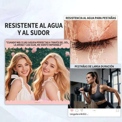 Duración Prolongada Máscara Impermeable para Pestañas Definidas