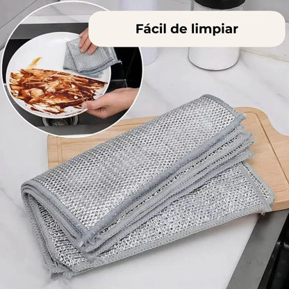 Limpieza rápida | Resistente y a prueba de rayones para cualquier limpieza