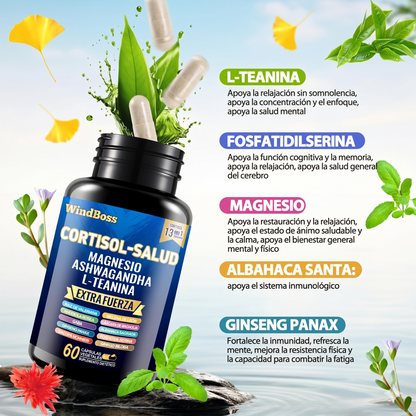 Combo Multivitamínico WindBoss Soporte para Cortisol y Myo-Inositol – Edición Especial 【MES DE LA MUJER】