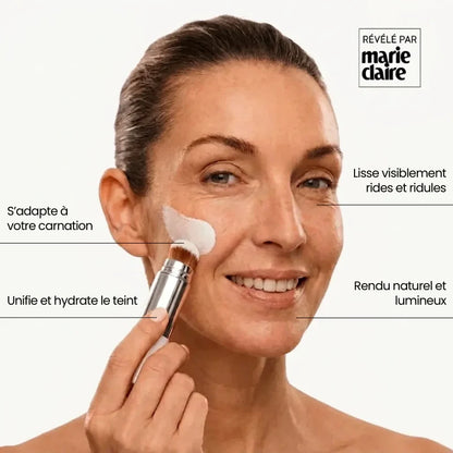 Base de maquillaje inteligente con brocha incorporada
