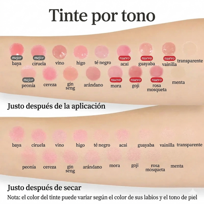 Set de Tinte de Labios Nooni Apple Lip Tint (Duo/Trio Bundle) – Efecto Glossy de Larga Duración e Hidratación Intensa