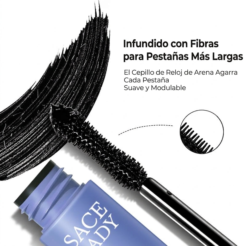 Volumen y Alargado Máscara de Pestañas Resistente al Agua