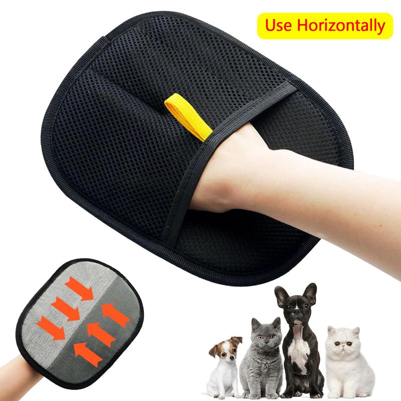 [Uso horizontal] Guante para quitar pelo de mascotas, guantes electrostáticos para quitar pelo de mascotas, guantes para quitar pelo de mascotas para perros y gatos, guante reutilizable para quitar pelo de mascotas para alfombras, sofás, ropa y muebles.