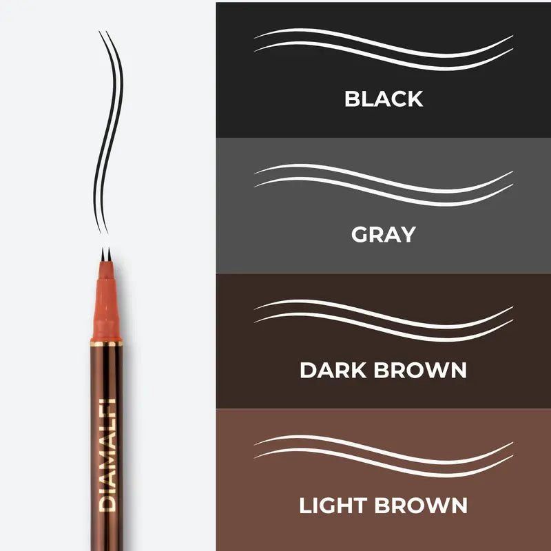 Lápiz ultrafino de 2 puntas para barba y cejas, resistente al agua, aspecto natural, fácil de usar, duradero. Lápiz para rellenar barba y cejas. Lápiz para barba y cejas. NAPERI.