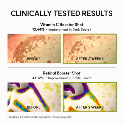 Paquete de 2 - Renovación Facial Duo Serum Vitamina C y Retinal Piel Radiante
