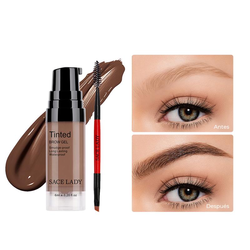 Gel para Cejas con Color SACE LADY – Definición Instantánea e Impermeable (Larga Duración)