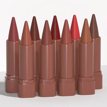 Paquete de 5 - Labial Mate Hidratante Resistente al Agua Alta Pigmentación Set