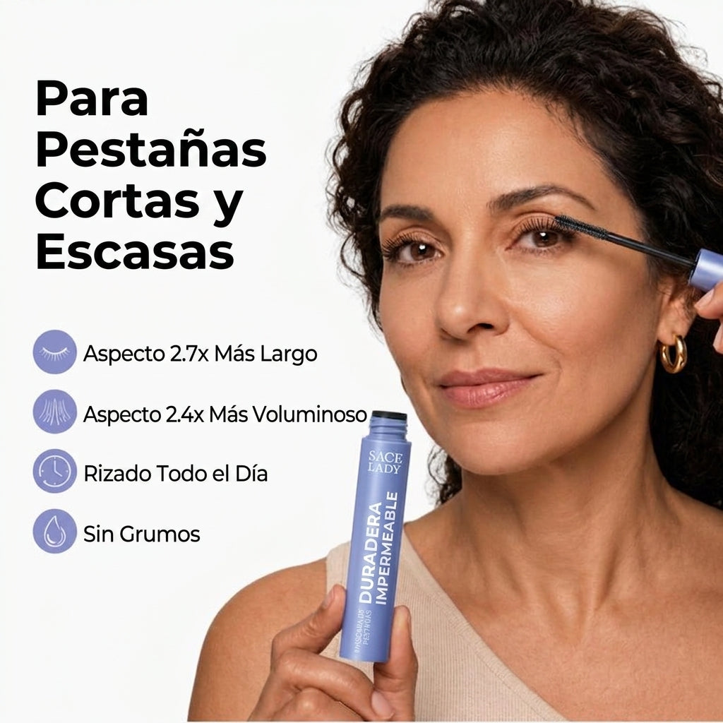 Volumen y Alargado Máscara de Pestañas Resistente al Agua