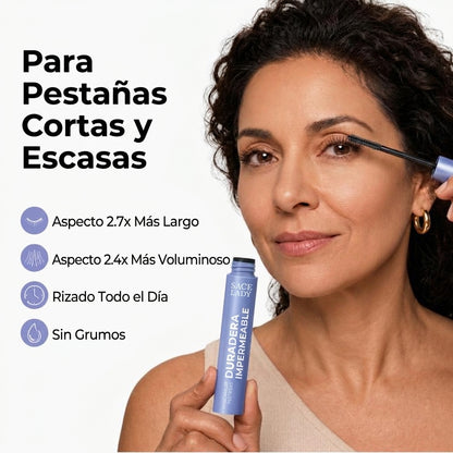 Volumen y Alargado Máscara de Pestañas Resistente al Agua