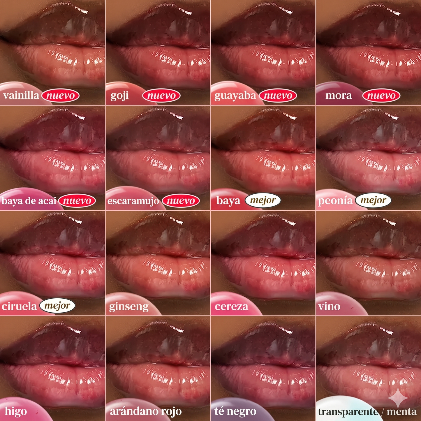 Set de Tinte de Labios Nooni Apple Lip Tint (Duo/Trio Bundle) – Efecto Glossy de Larga Duración e Hidratación Intensa
