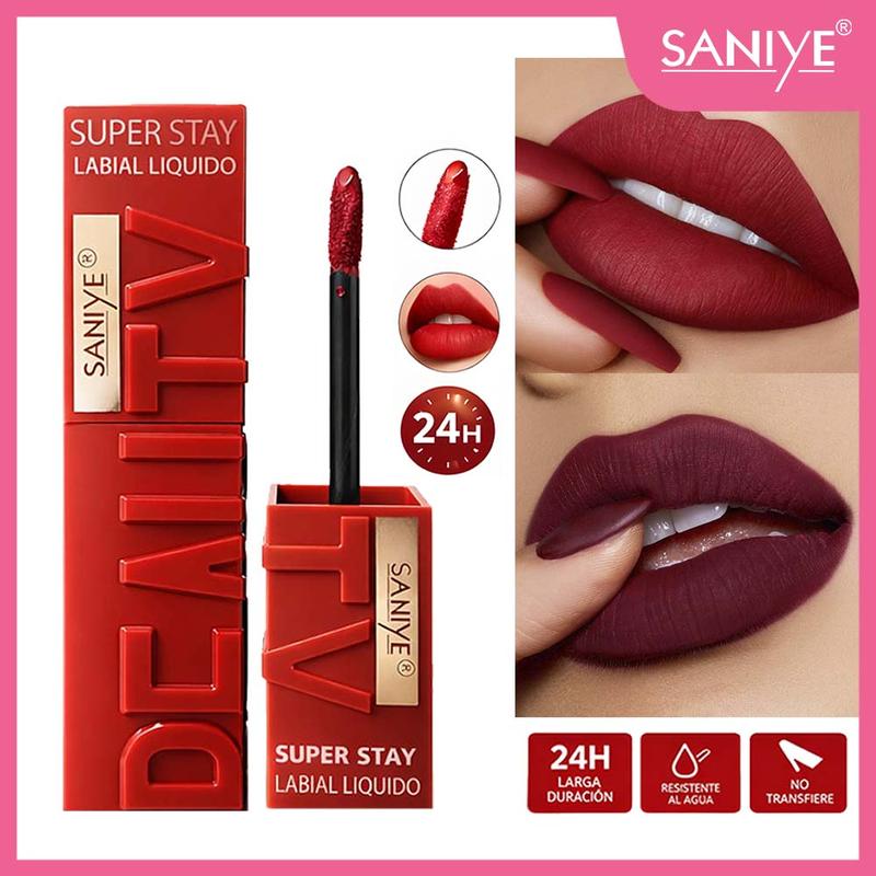 Rossetto Liquido Opaco Lunga Tenuta Resistente a Acqua e Sudore