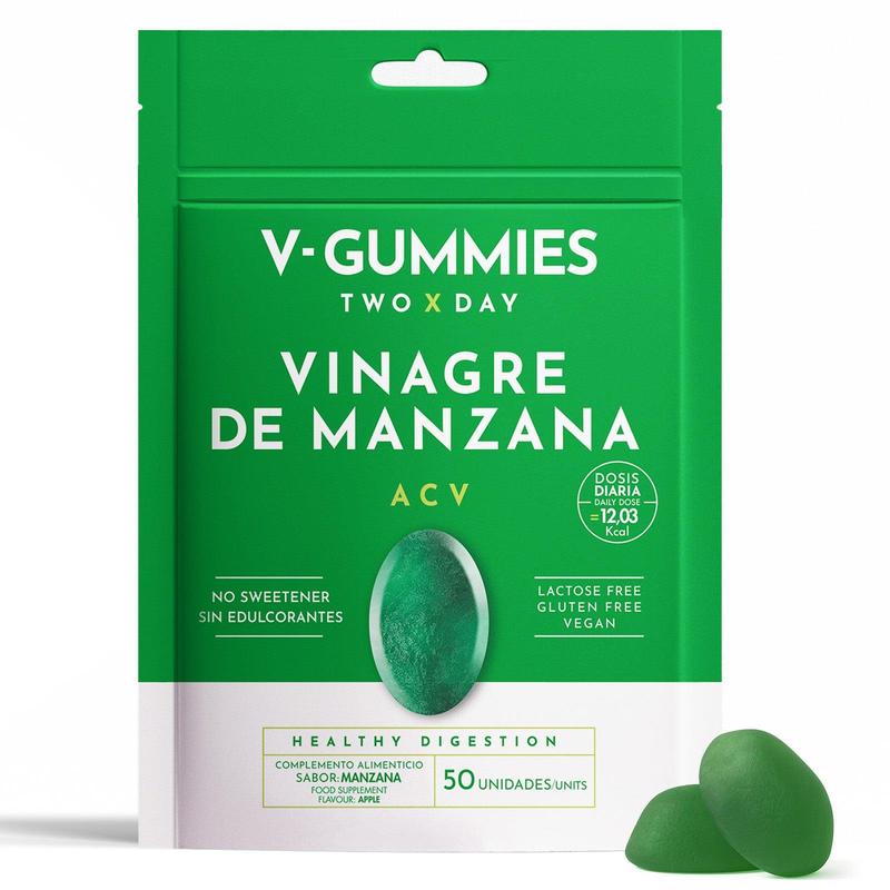 V-Gummies – Gominolas de Vinagre de Sidra de Manzana para la Salud Digestiva