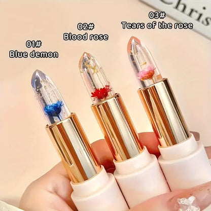 Paquete de 3 - Labial Hidratante Cambia Color Transparente Resistente Agua