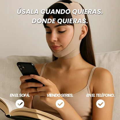 Banda Facial Sculpt de Colágeno