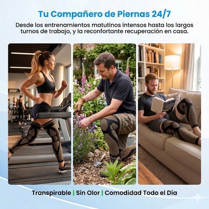 Soporte de Compresión para Piernas con Cobre UGEM 20-30mmHg