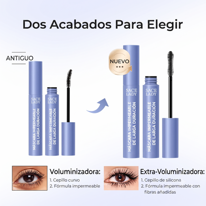 Volumen y Alargado Máscara de Pestañas Resistente al Agua