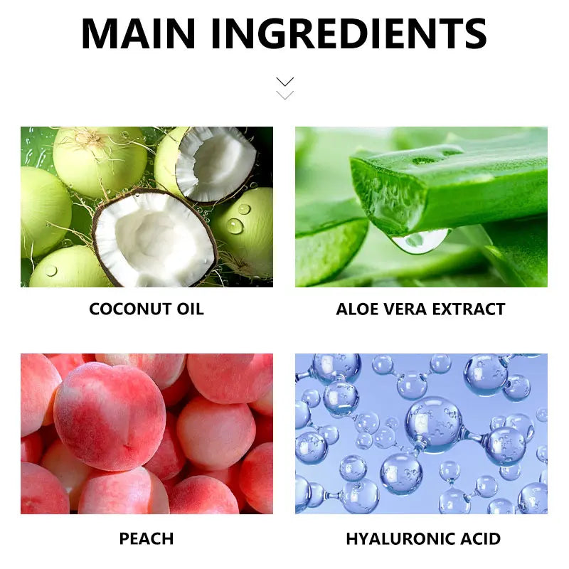 Crema depilatoria facial ROZINO con extractos de plantas y aceite de coco para una depilación eficaz