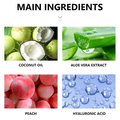 Crema depilatoria facial ROZINO con extractos de plantas y aceite de coco para una depilación eficaz