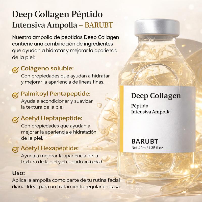 Ampolla de Péptidos Silk Lifting con Colágeno Profundo – Sérum Facial Antiarrugas, Reafirmante e Hidratante