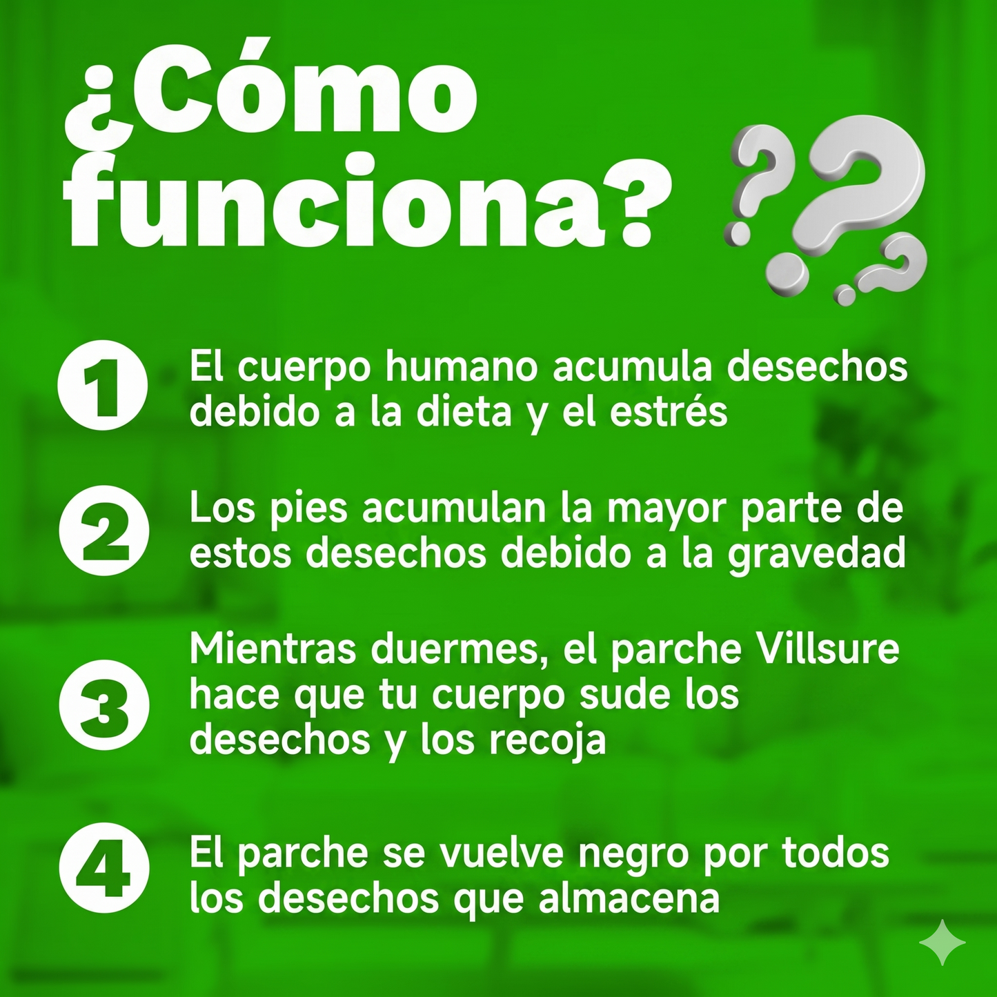 (50 Unidades) Parches de Limpieza Profunda Villsure - Desintoxicación Natural con Aloe Vera y Turmalina