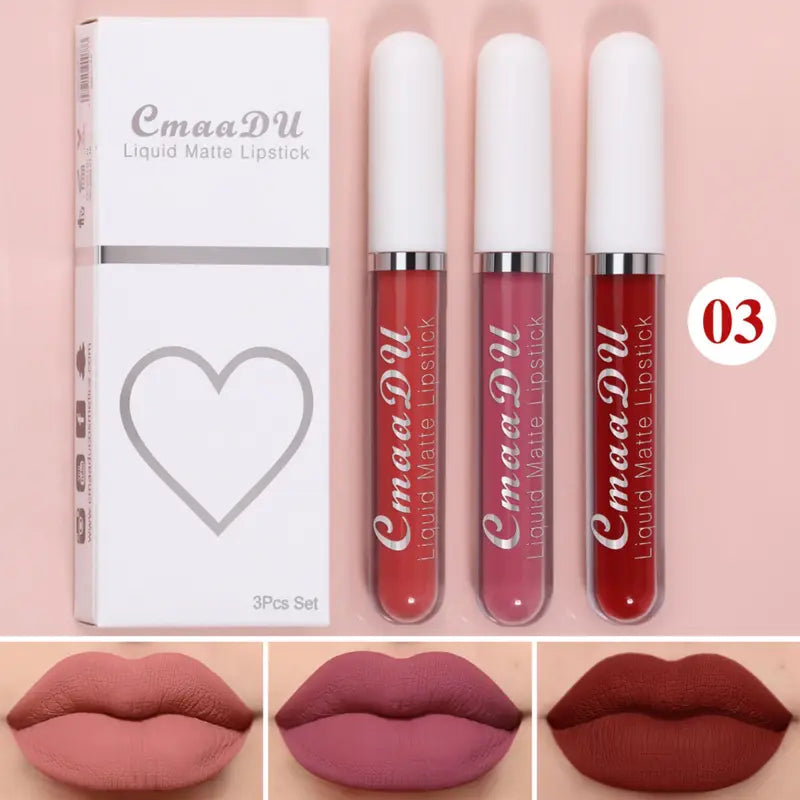 Labial Mate Hidratante de Larga Duración y Resistente al Agua